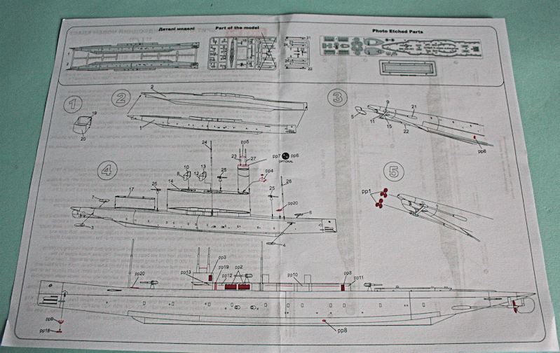 British KClass Submarine MikroMir 1/350 scale Work in Progress